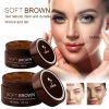 Soft Brown Self Tanning Cream Long Lasting Dark Natural Bronze Sunless Tanner Streak-Free Flawless Body Bronzing Balm for Beach Vacation Full Body Ski