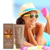 Quick Self Tanning Cream Dark Tone Fast Drying Natural Sunless Tan Lotion Flawless Streak-Free Body Self Tanner Wash Off Body Bronzer for Beach Outdoo