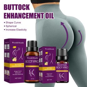 Hip Firming Massage Body Oil, Natural Plant Derived Skin Care Oil for Hip Area, Hydrating Elasticity Boost Massage Essential Oil for Body Curve Care