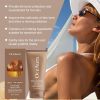 Quick Self Tanning Cream Dark Tone Fast Drying Natural Sunless Tan Lotion Flawless Streak-Free Body Self Tanner Wash Off Body Bronzer for Beach Outdoo