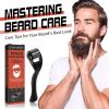 East Moon Beard Bushy Roller, Strong Root Moistens Soft Light For Men Nourishing Bushy Growing Beard Comb