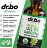 Oregano Oil Organic Liquid Drops - 6 Month Supply Organic Oil of Oregano Drops Liquid Tincture Extract, Cleanse, Detox, Immune Support