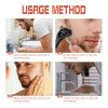 East Moon Beard Bushy Roller, Strong Root Moistens Soft Light For Men Nourishing Bushy Growing Beard Comb
