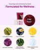Bowel Movement Jelly – Fiber Supplement for Bloating Relief & Gut Cleanse - Grape & Prune - Garcinia Cambogia, Collagen, Chia Seeds - 10 Sticks