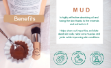 BeNat All-Natural Mexican Mud & Arnica Facial Mask Powder | Deep Pore Cleansing, Exfoliating & Skin Toning Face Mask for All Skin Types | Handcrafted