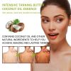 Coconut Oil Infused Intensive Tanning Butter 100g Ultra Moisturizing Bronzing Boost Cream Non Greasy Sun Tan Accelerator for Outdoor Beach & Indoor Ta