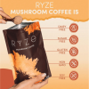 American Instant Mushroom Coffee | 6 Adaptogenic Mushrooms and Medium-Chain Triglyceride Oil | 30 Servings | Contains Lion's Mane Mushroom and Turkey