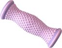 Ergonomic Foot Massager Roller - for Plantar Fasciitis Relief, Portable Reflexology Tool (Gray)