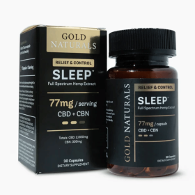Sleep Softgel Capsules – Full-Spectrum Hemp Extract - CBD + CBN Sleep Support - Deep Rest, Relaxation & Nighttime Relief (Strength: Medium, size: 30 CAPSULE JAR)